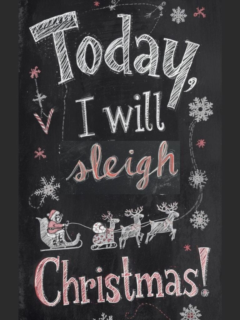 Christmas Chalkboard Art Ideas