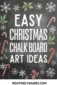 Christmas Chalkboard Art Ideas