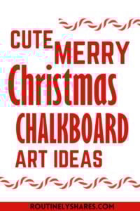 Christmas Chalkboard Art Ideas