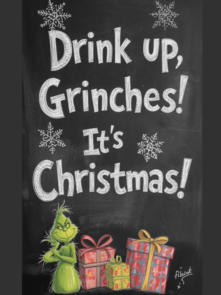 Christmas Chalkboard Art Ideas