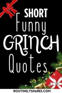 Funny Grinch quotes and sayings