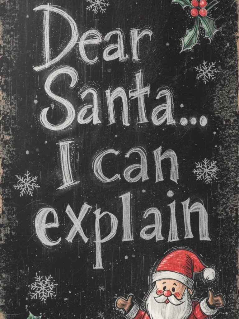 Christmas Chalkboard Art Ideas