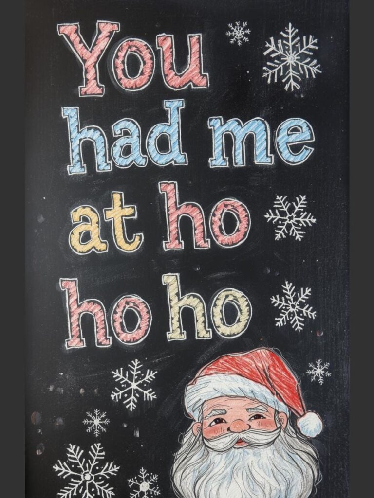 Christmas Chalkboard Art Ideas