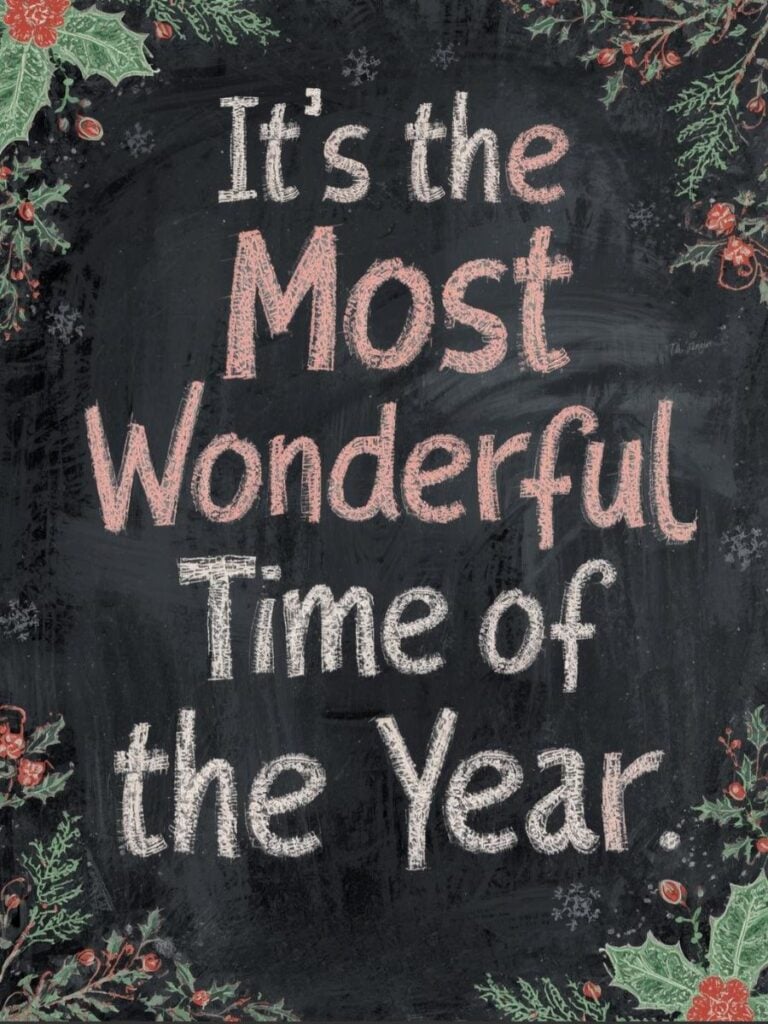 Christmas Chalkboard Art Ideas