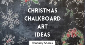 Christmas Chalkboard Art Ideas