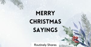 Merry Christmas sayings