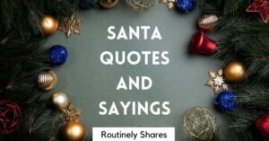 Santa Quotes and Sayings