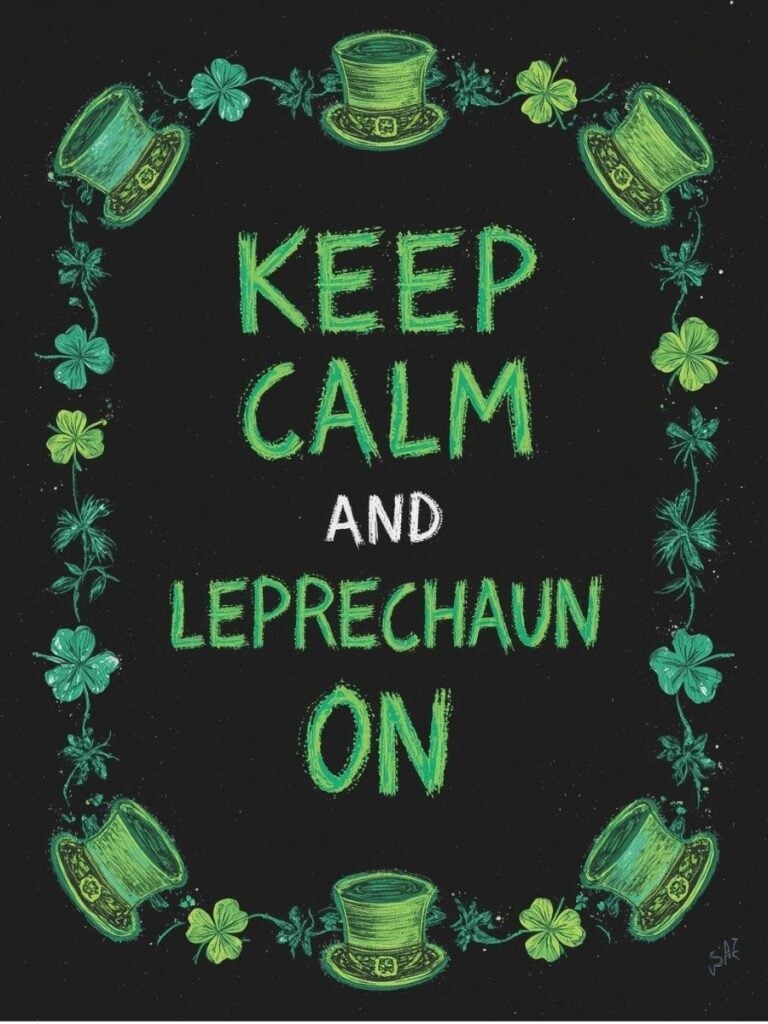 Happy St. Patrick's Day Chalk Board Art Ideas