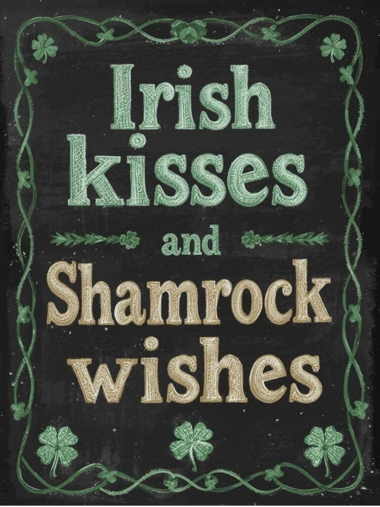 Happy St. Patrick's Day Chalk Board Art Ideas