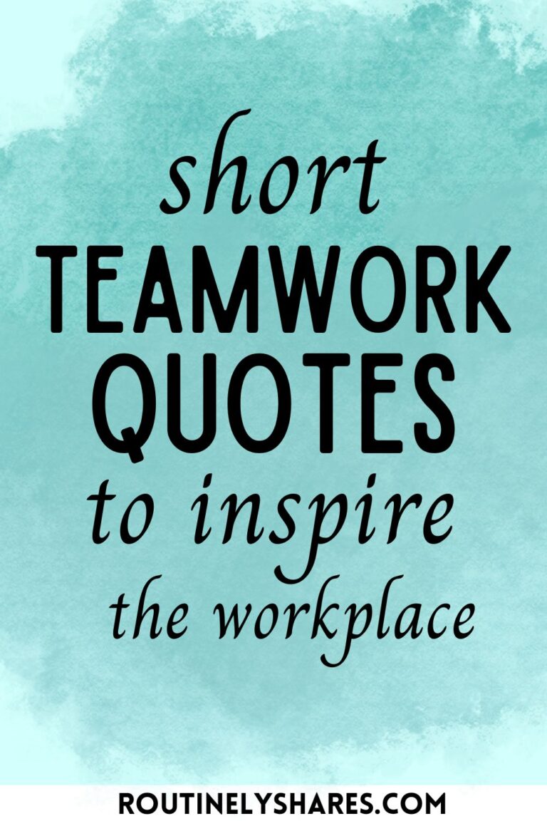 100 Short Inspiring and Funny Teamwork Quotes for the Workplace ...