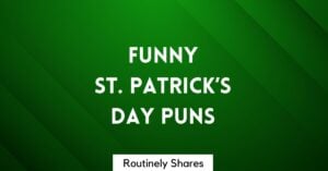 Funny St. Patrick's Day Puns