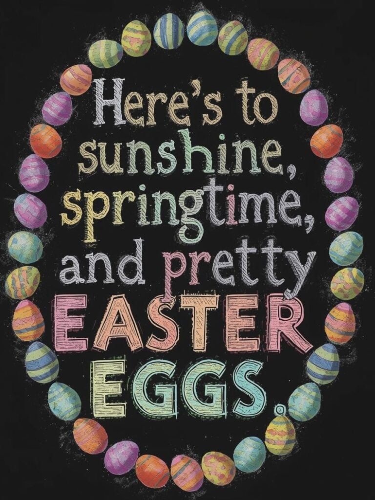 Happy Easter Chalkboard Art Ideas