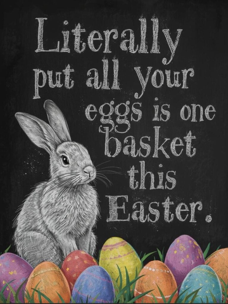 Happy Easter Chalkboard Art Ideas