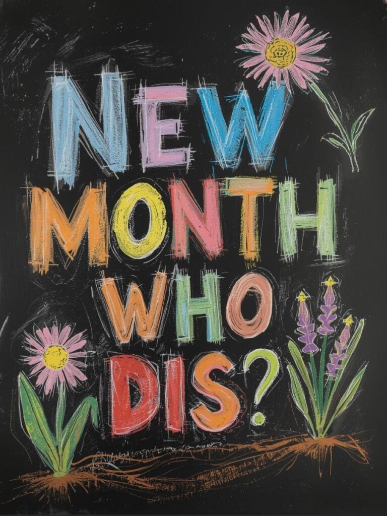 May Chalkboard Art Ideas