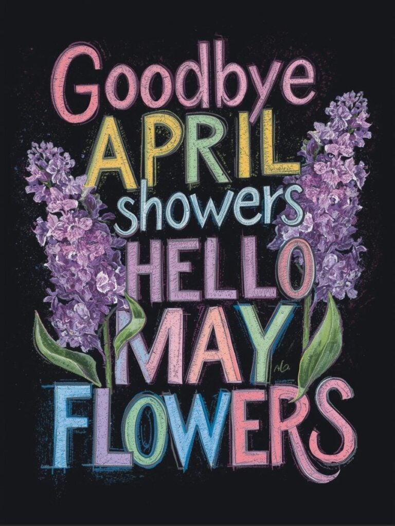 May Chalkboard Art Ideas