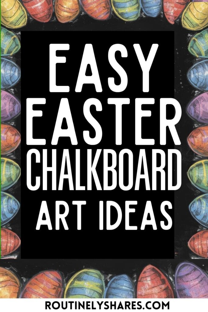 Happy Easter Chalkboard Art Ideas