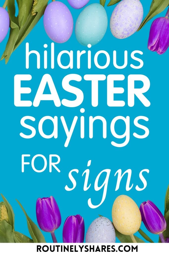 Funny Easter Sayings