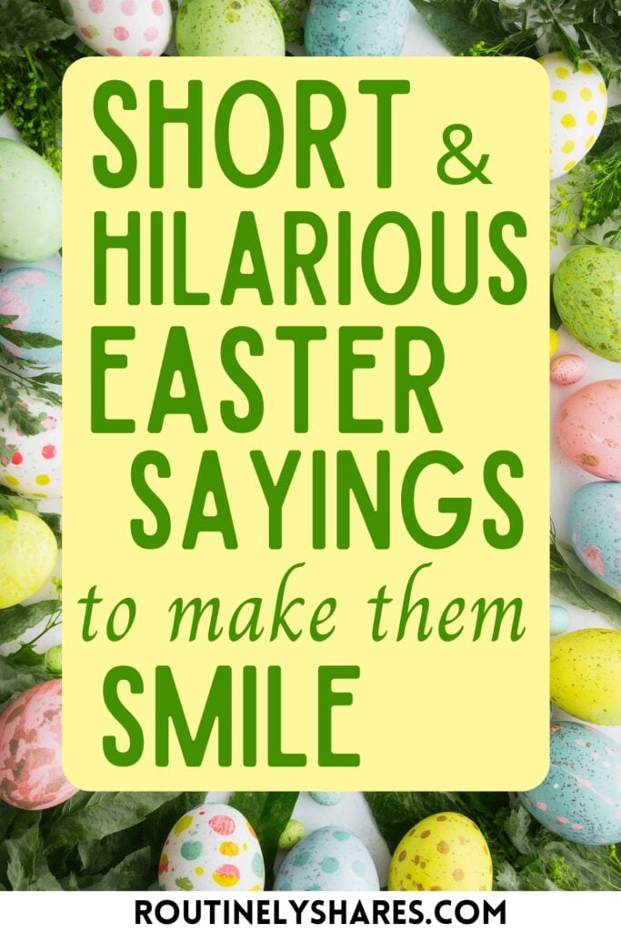 Funny Easter Sayings