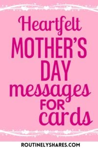 Mother's Day Messages
