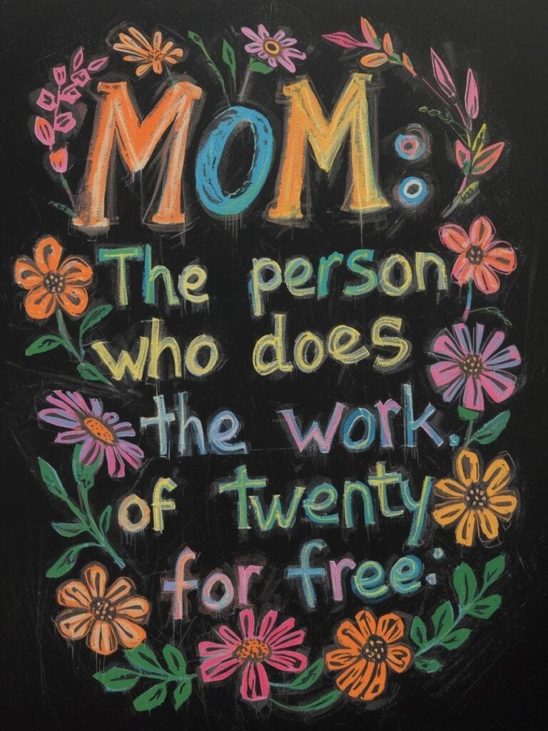 Happy Mother's Day chalkboard art ideas