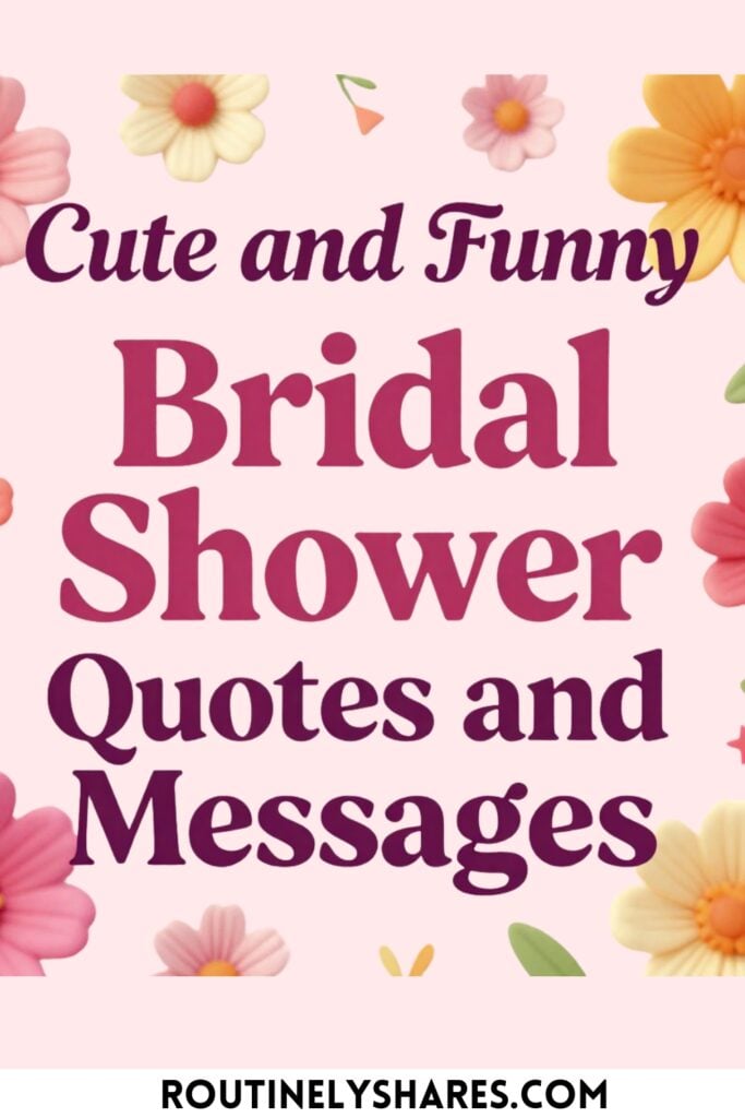 Funny Bridal Shower Messages and Quotes for Cards