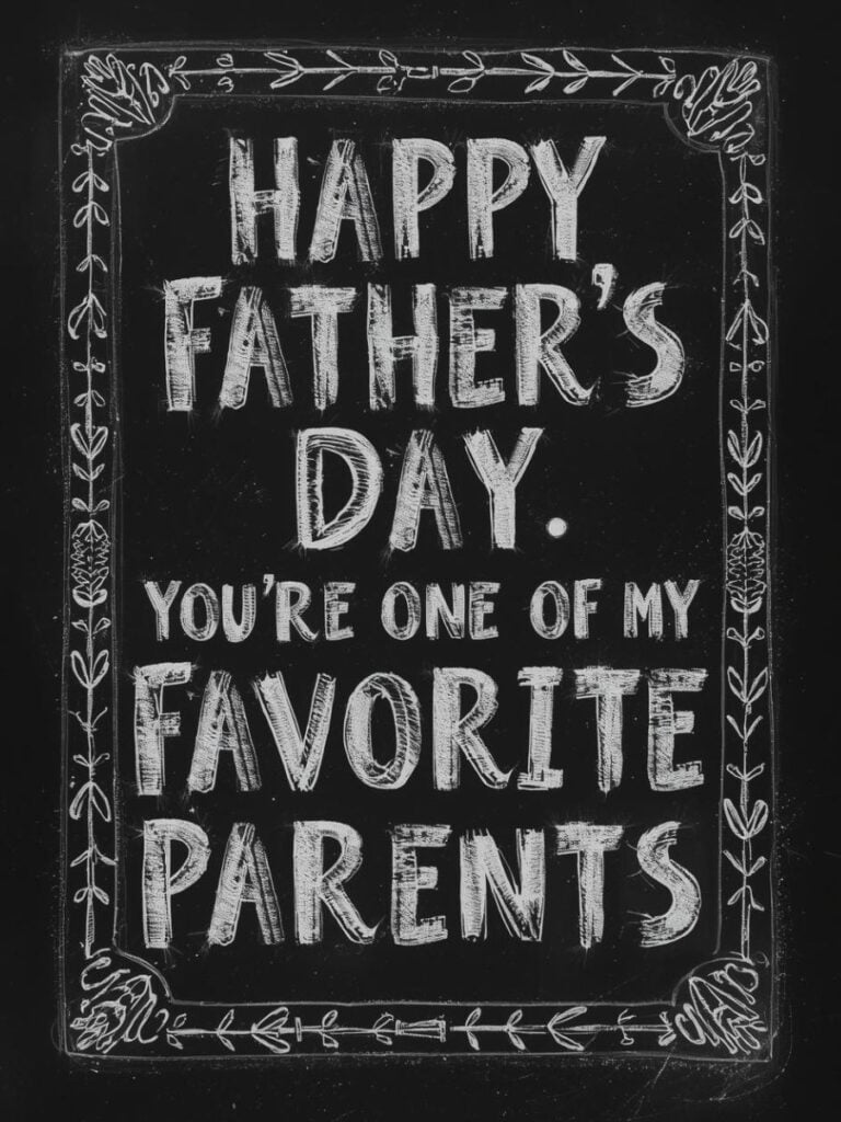 Easy Father's Day Chalkboard Art ideas