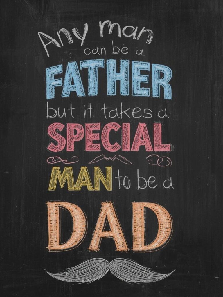 Easy Father's Day Chalkboard Art ideas