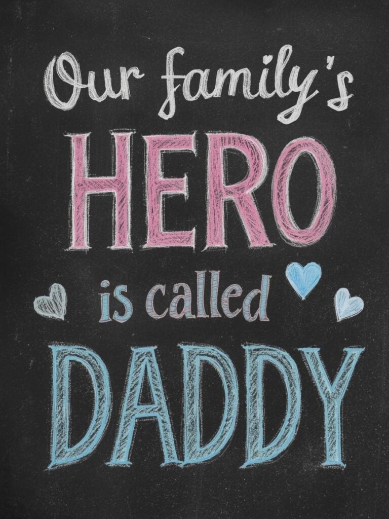 Easy Father's Day Chalkboard Art ideas