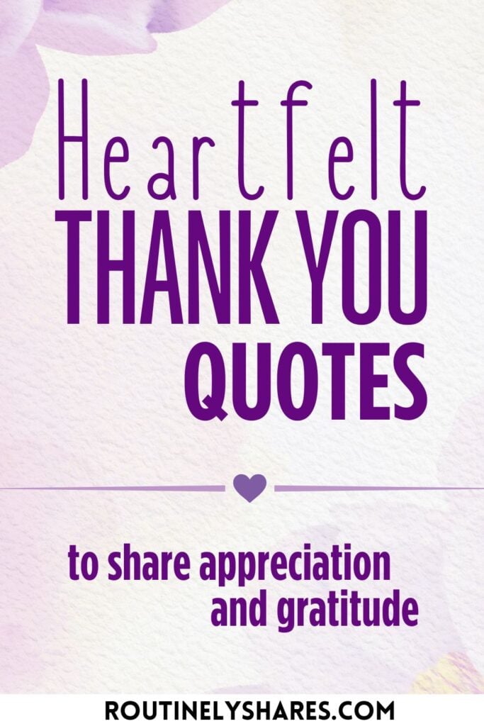Thank You Quotes