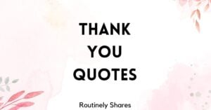 Thank You Quotes