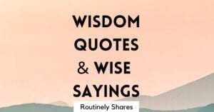 wisdom quotes and wise sayings