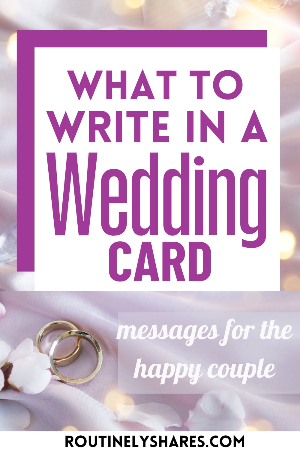 What to Write in a Wedding Card: 200 Messages of Congratulations for ...