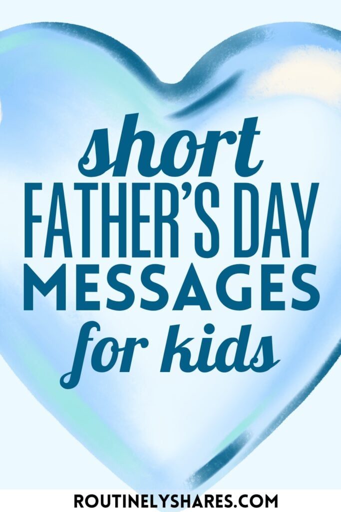 Happy Father's Day Messages for Kids