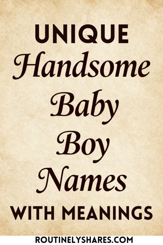 Unique strong baby boy names