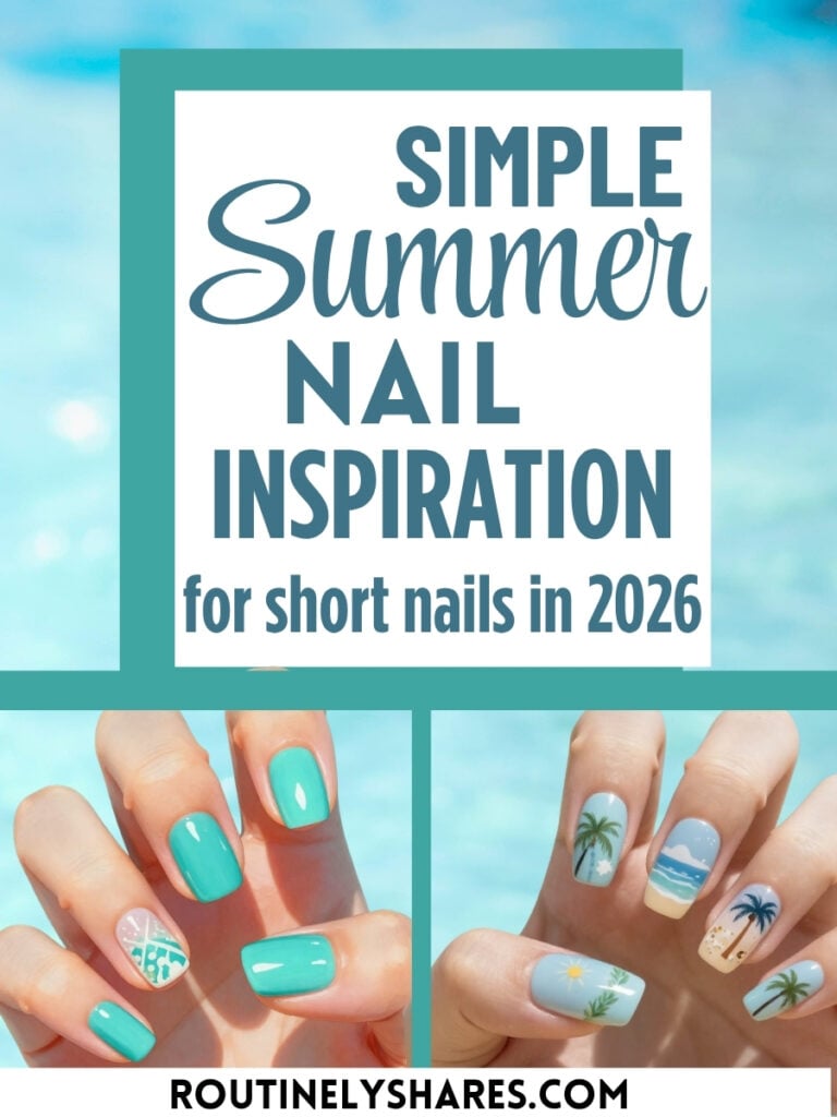 Short summer nails inspo and design ideas