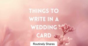 What to write in a wedding card