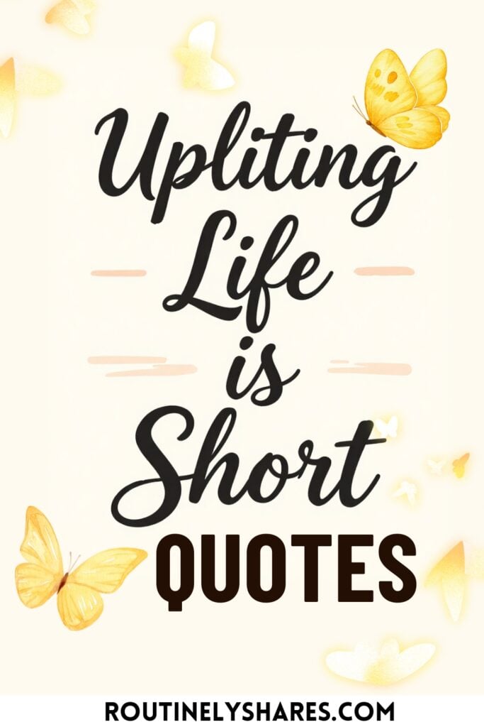 Life is short quotes