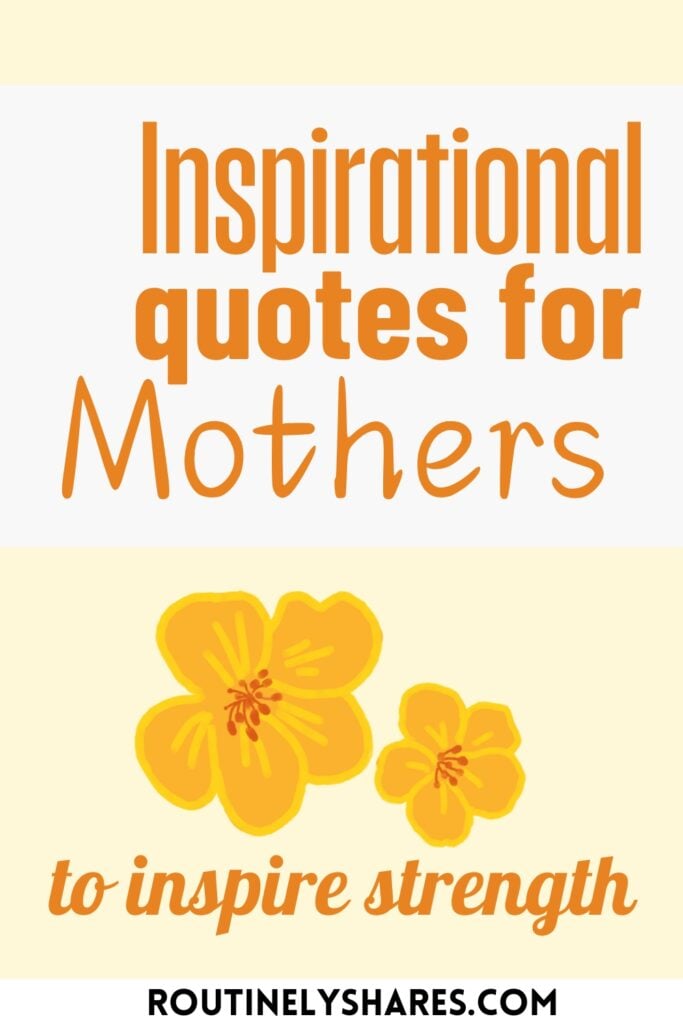 Inspirational mom quotes