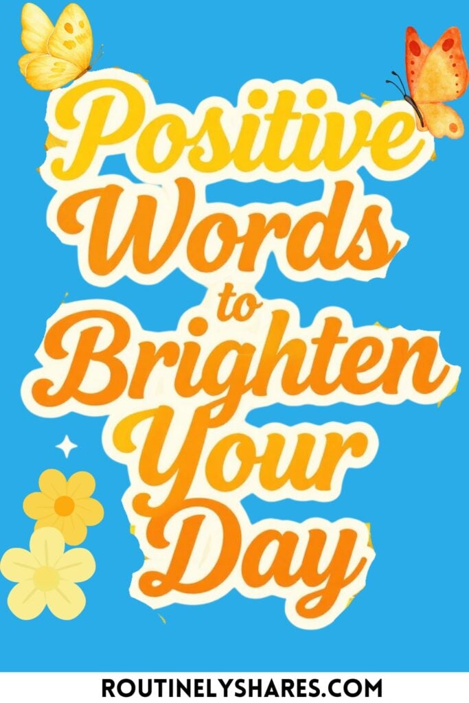 Positive words