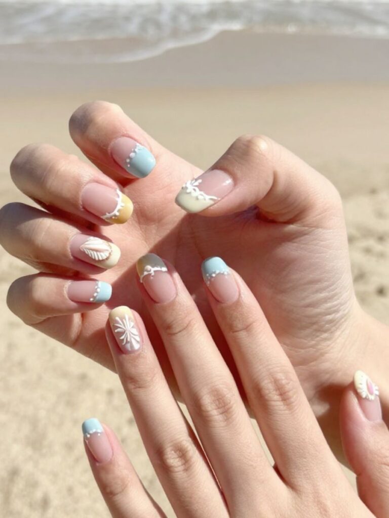 2026 beach nails design inspo and ideas