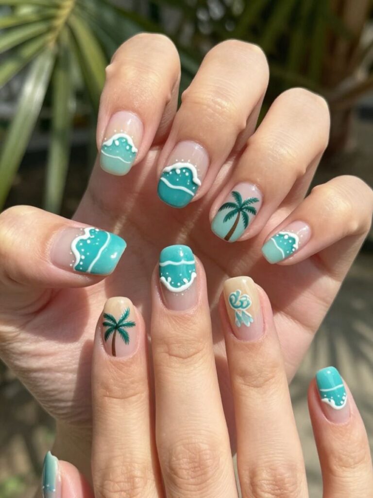 2026 beach nails design inspo and ideas