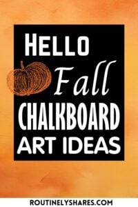Funny and Easy Fall Chalkboard Art Ideas