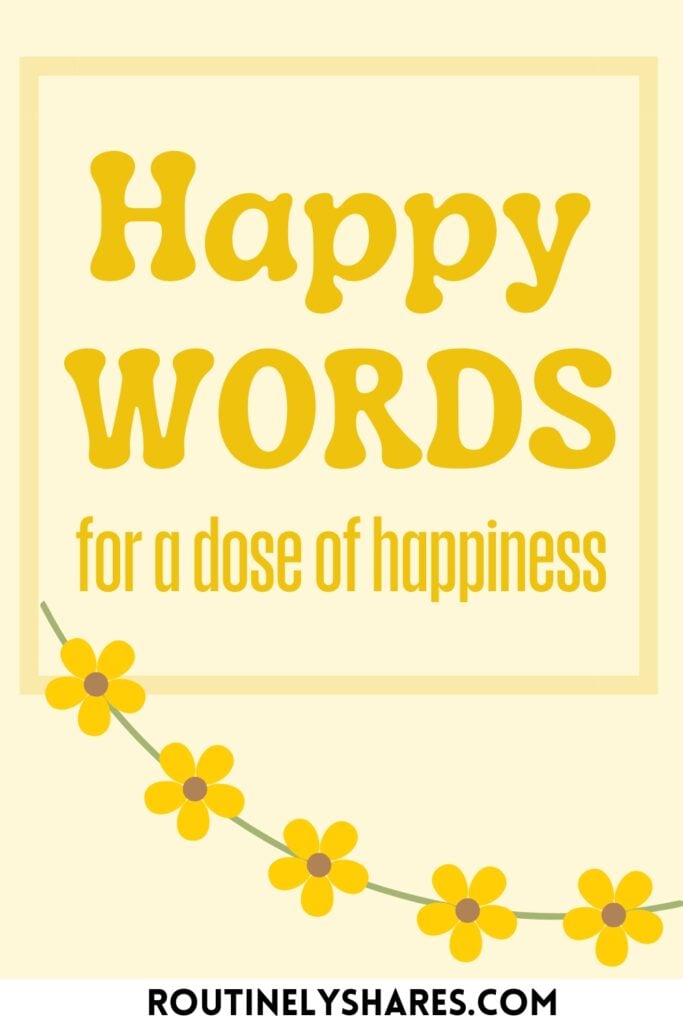 Happy words