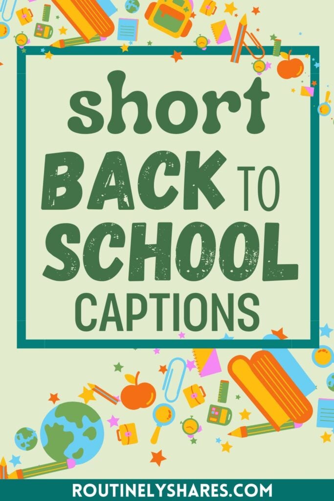 back to school captions for Instagram