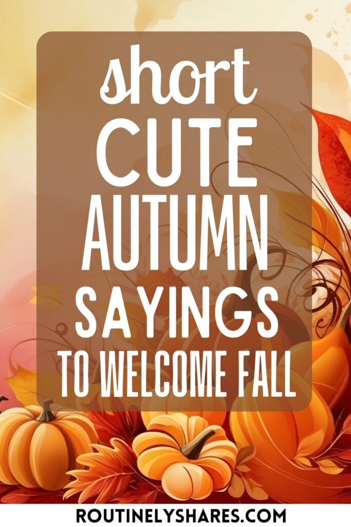 cute fall sayings for signs