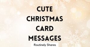 Cute christmas card messages