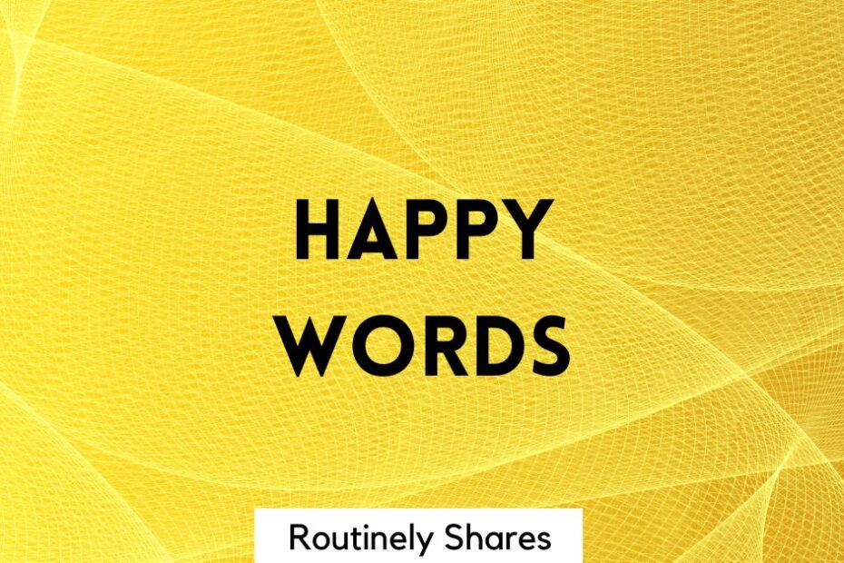 Happy words