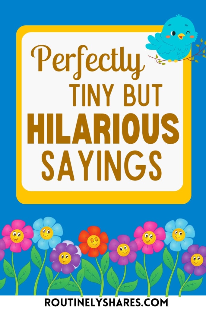 Tiny Funny Sayings