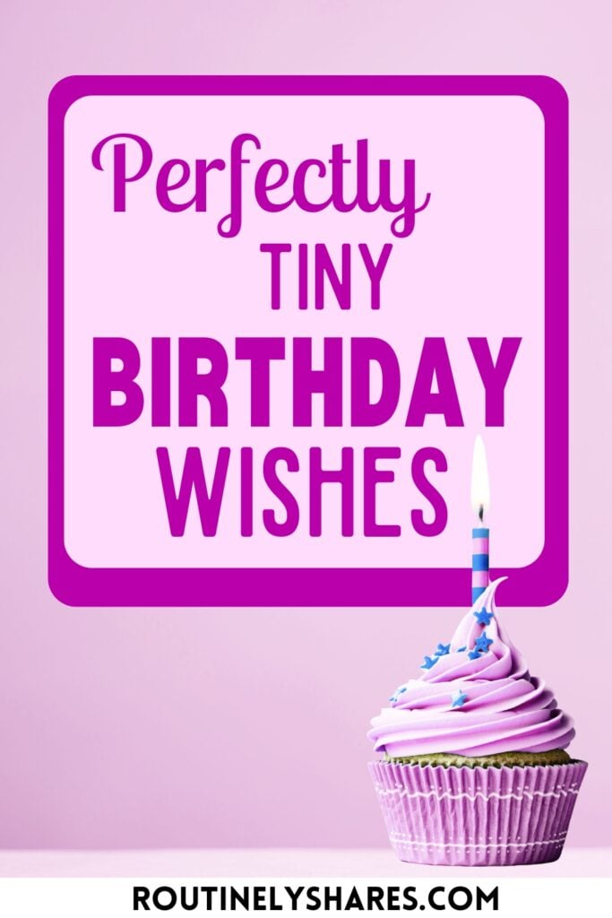 Tiny Happy Birthday Wishes