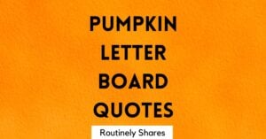 Short pumpkin letter board quotes and sayings